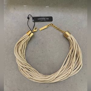 LAFAYETTE 148 NEW YORK MESH MULTI STRAND NECKLACE